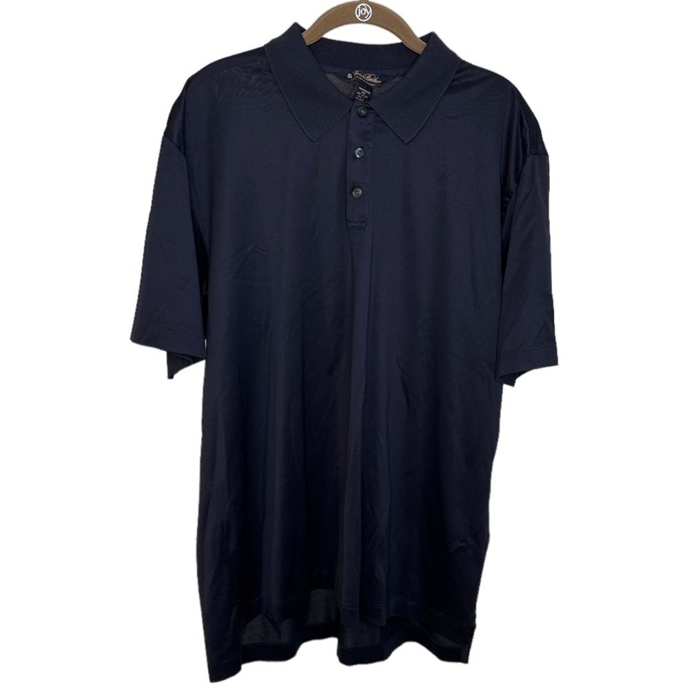 Brooks Brothers Blue Performanceโ Knit Polo